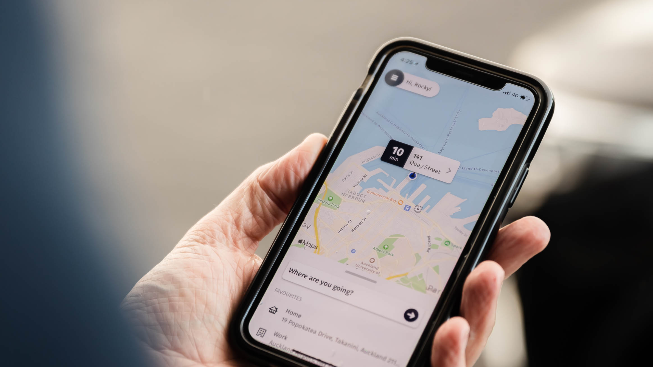 Image of the Corporate Cabs Mobile App - Airport Taxi Booking Made Simple